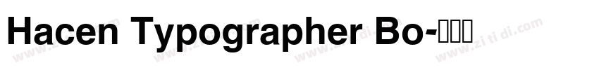 Hacen Typographer Bo字体转换 Hacen Typographer Bo字体转换